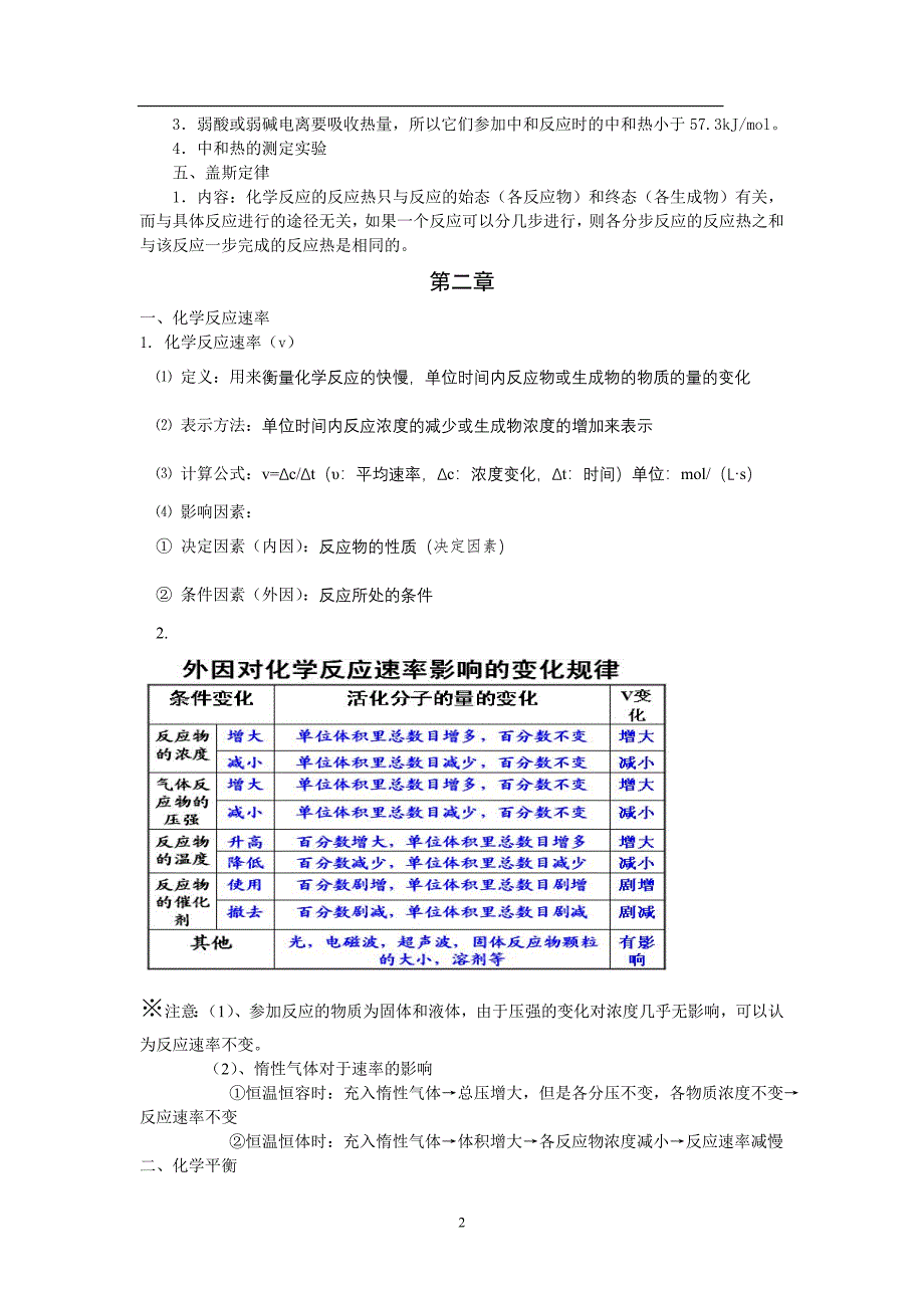 化学反应原理知识点_第2页