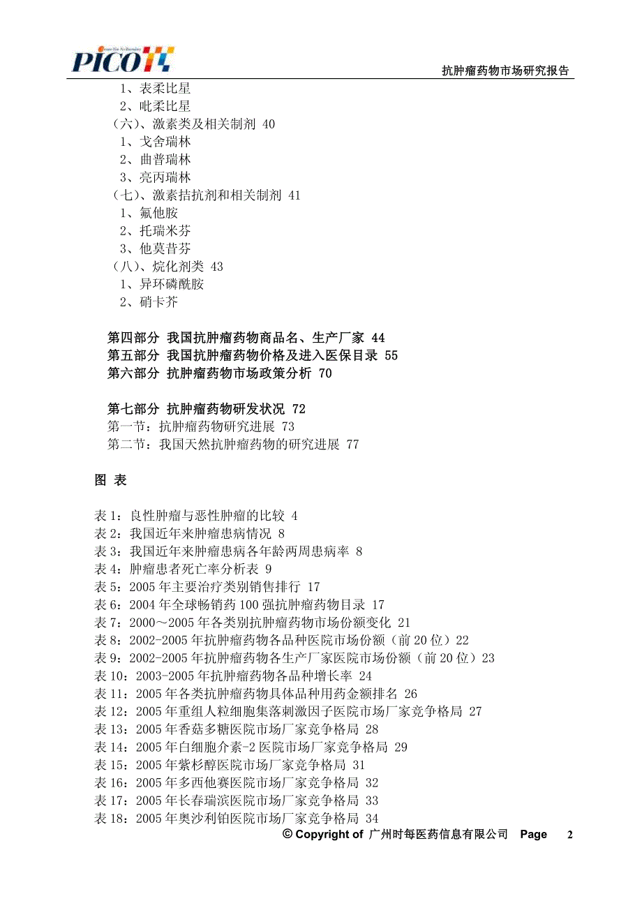 抗肿瘤药物市场研究报告_第3页