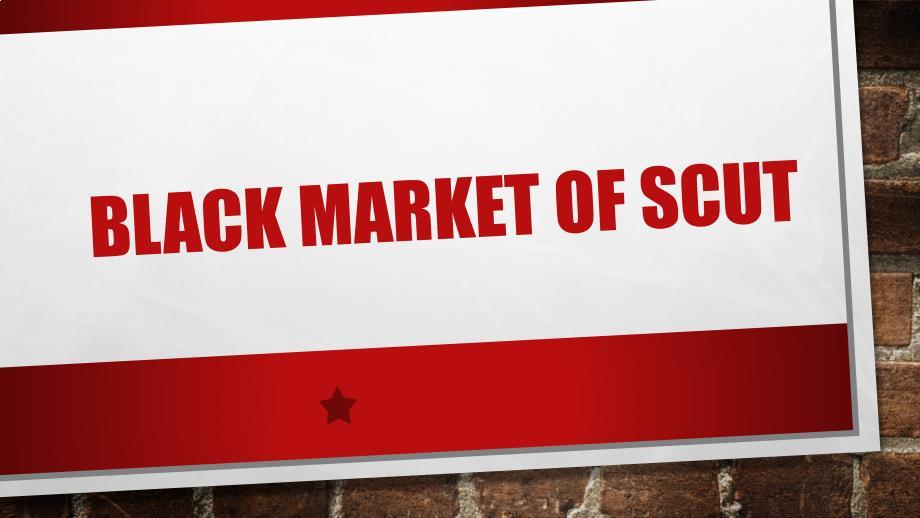 Black Market of SCUT英语口语调查_图文