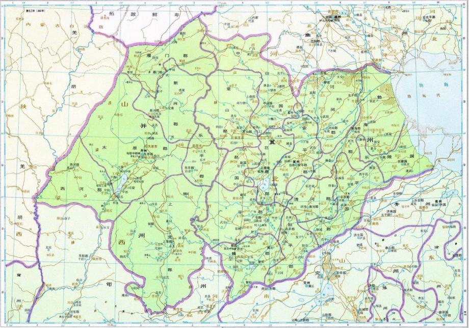 三国时期详细地图(含古今对照)_第1页