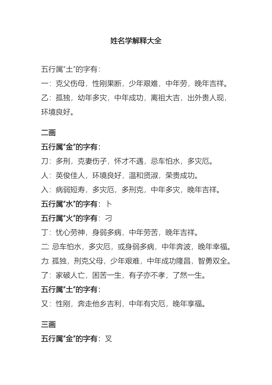 姓名学解释大全_第1页