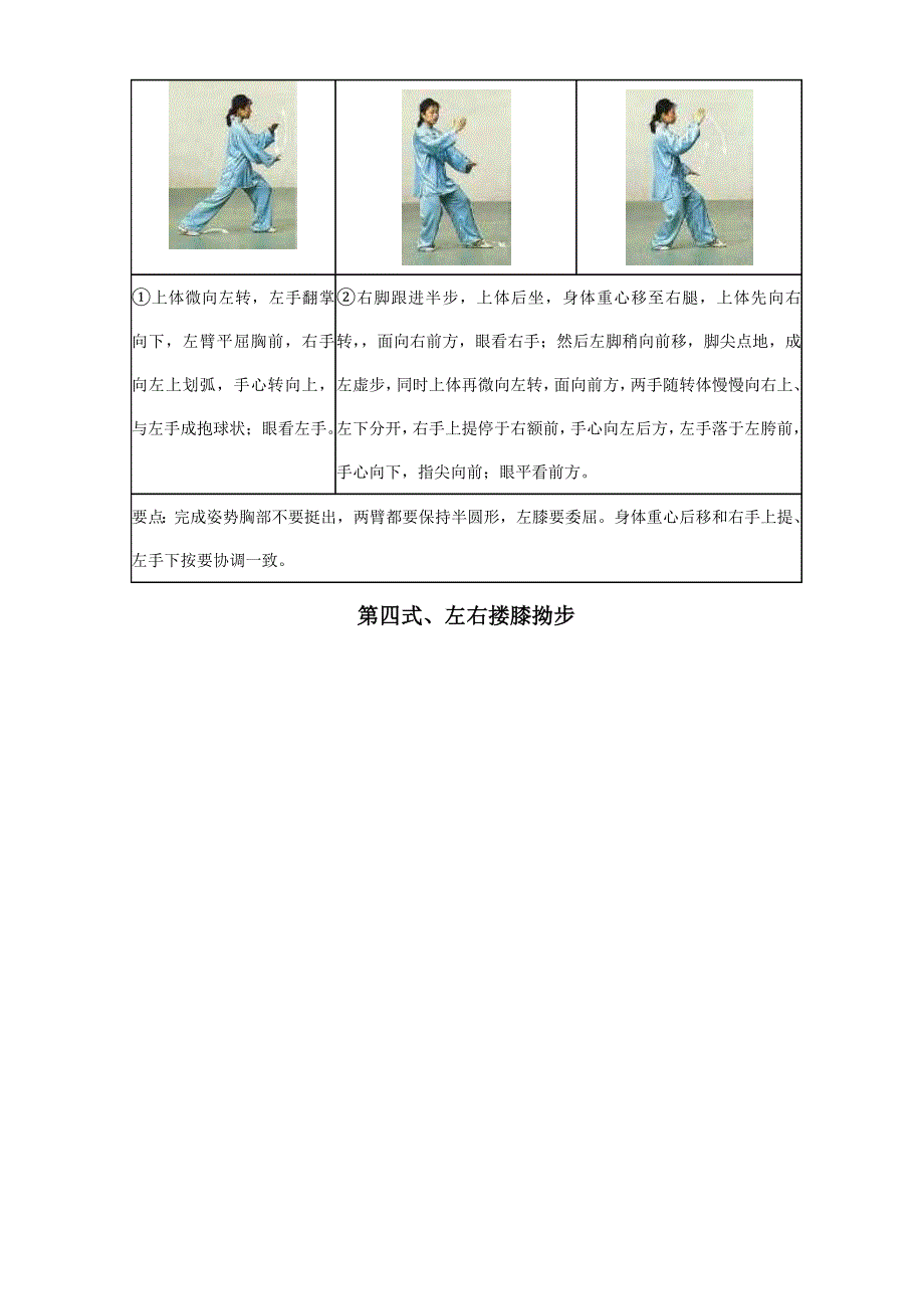 杨氏太极拳24式图谱_第3页