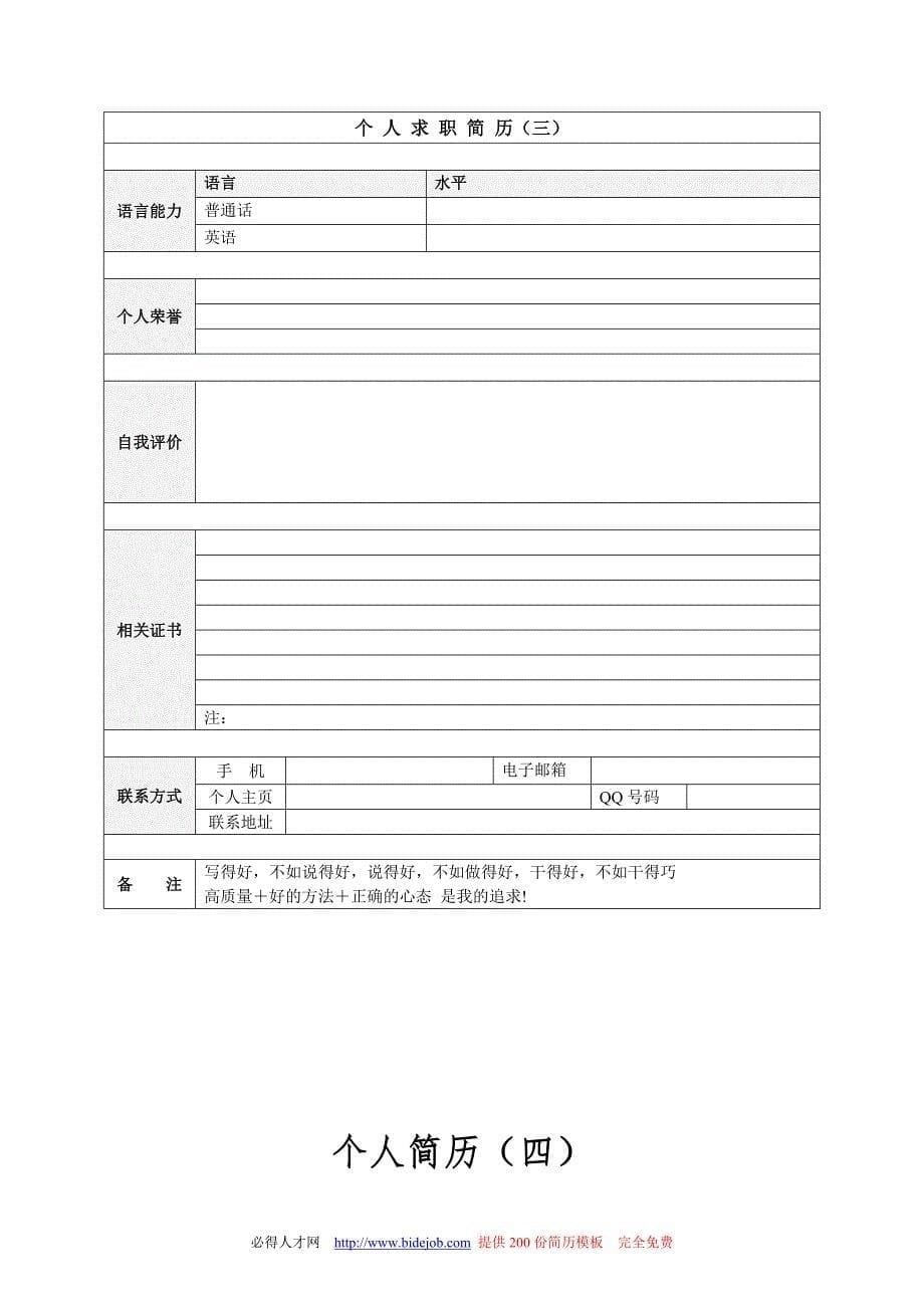 大学生求职简历模板大全 文档下载_第5页