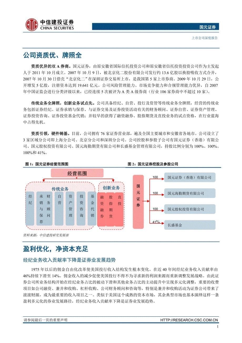 国元证券（中信建投）深度报告－国元证券深度报告：变革受益者 坐看云起_第5页