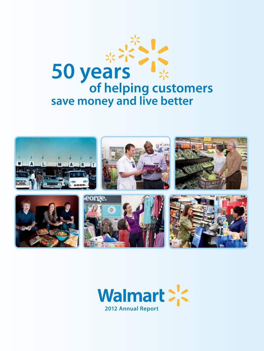 50years of helping customers save money and live better_第1页