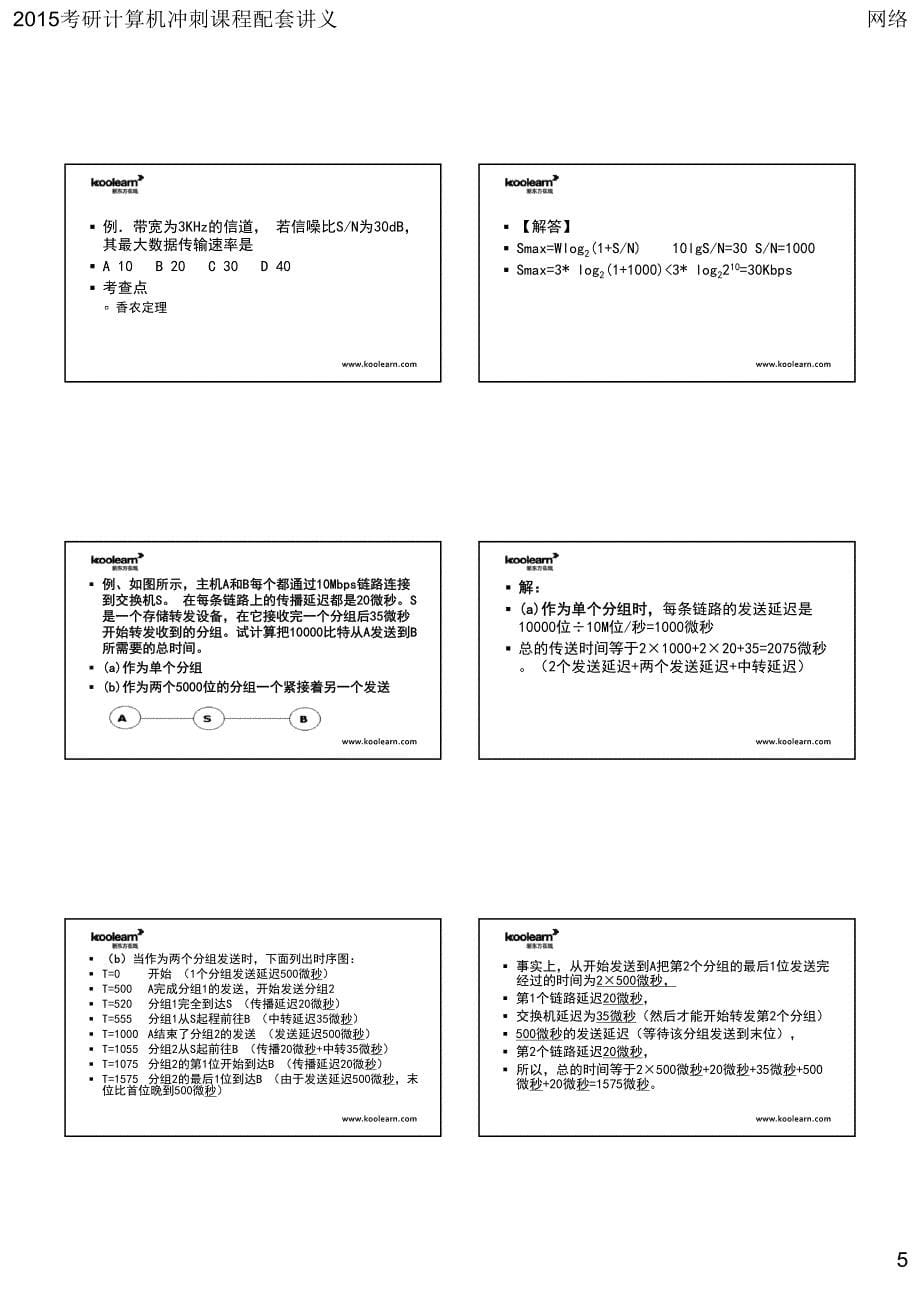 2015考研计算机冲刺课程讲义-网络_第5页