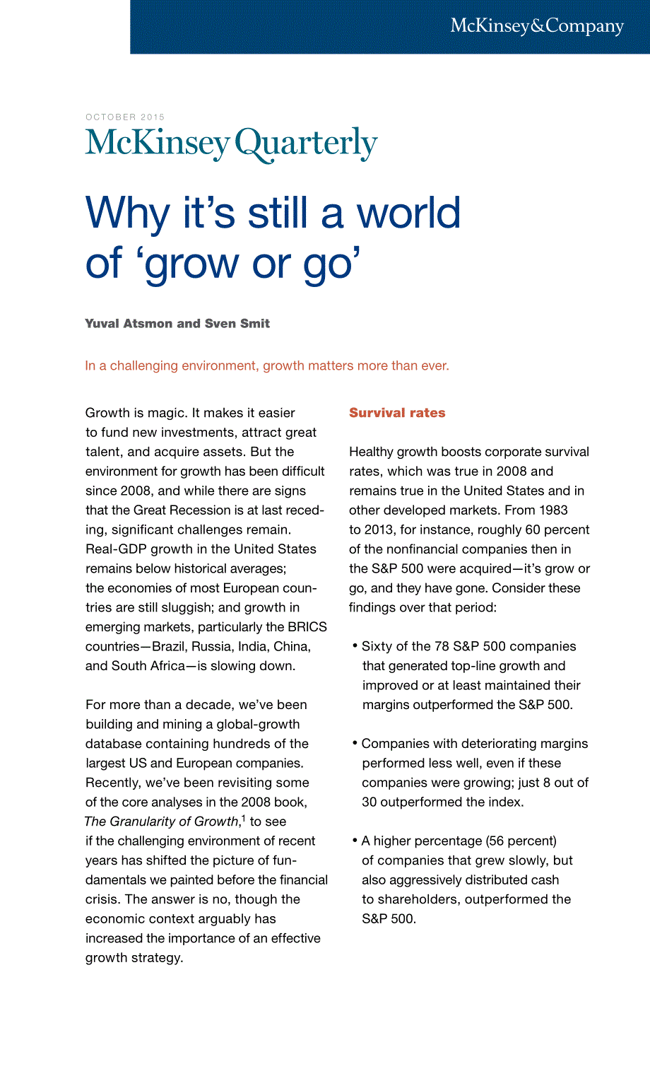 Why its still a world of grow or go_第1页