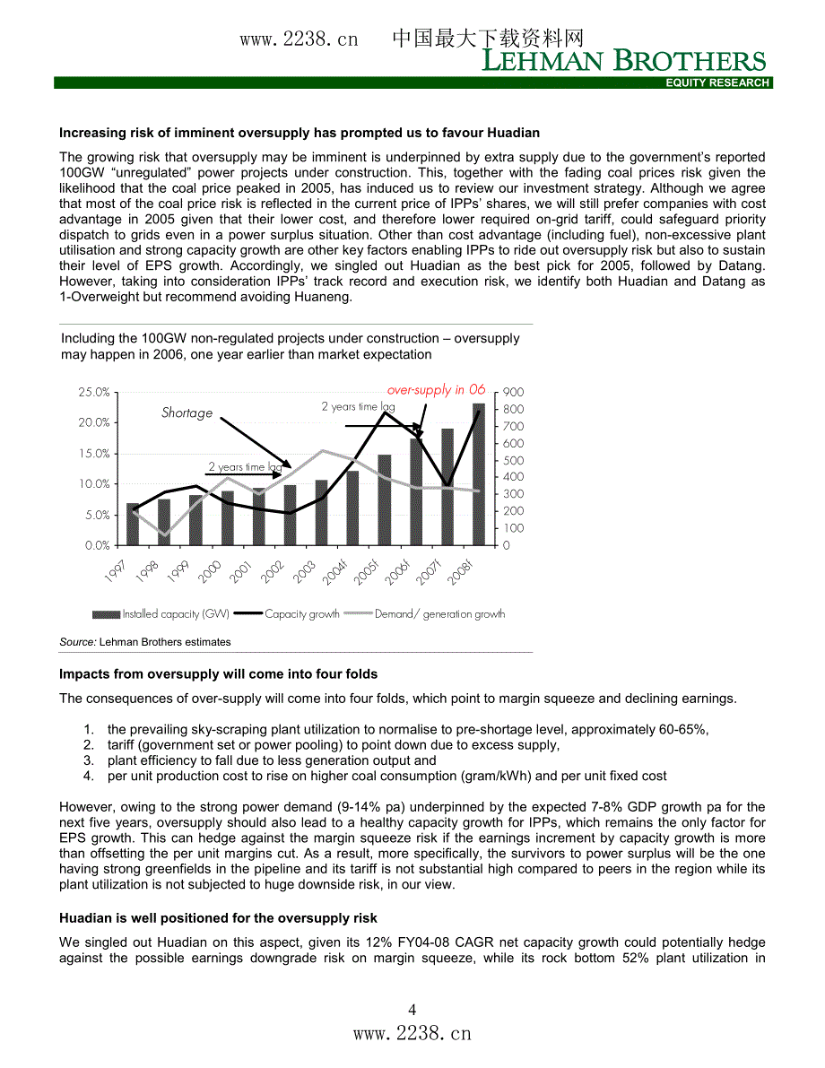 Lehman对华电国际的价值评估报告_第4页