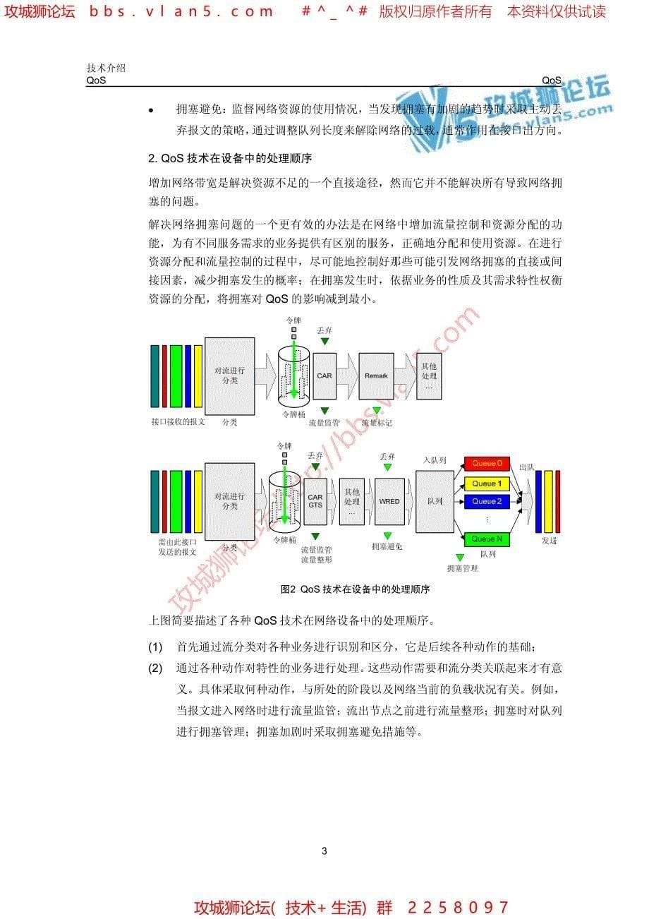 QoS技术介绍 优化 拥塞管理 匹配流量 _第5页