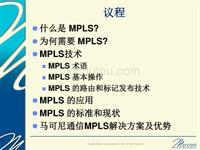 中文 经典 MPLS 教程 PPT