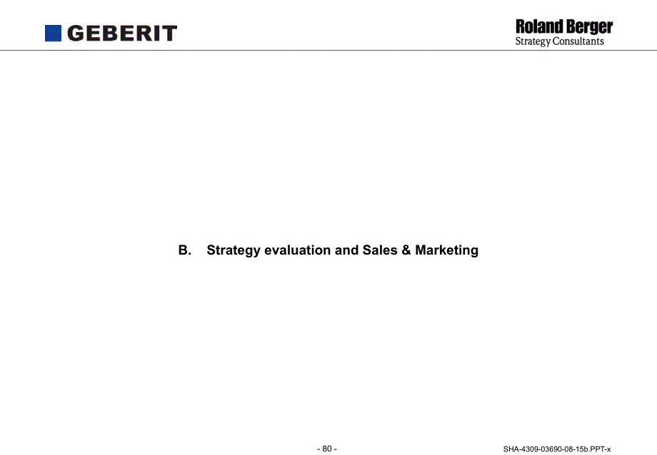 Strategy evaluation and Sales & Marketing_第1页