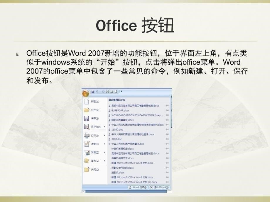 Word 2007 使用教程_第5页