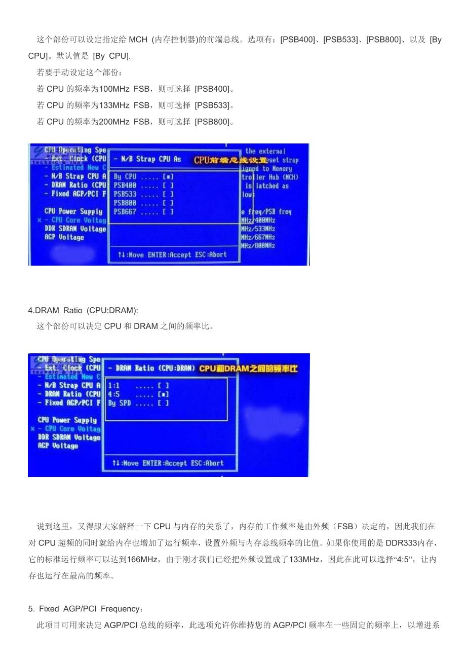BIOS设置中文图解教程_电脑内各种问题解说_第4页