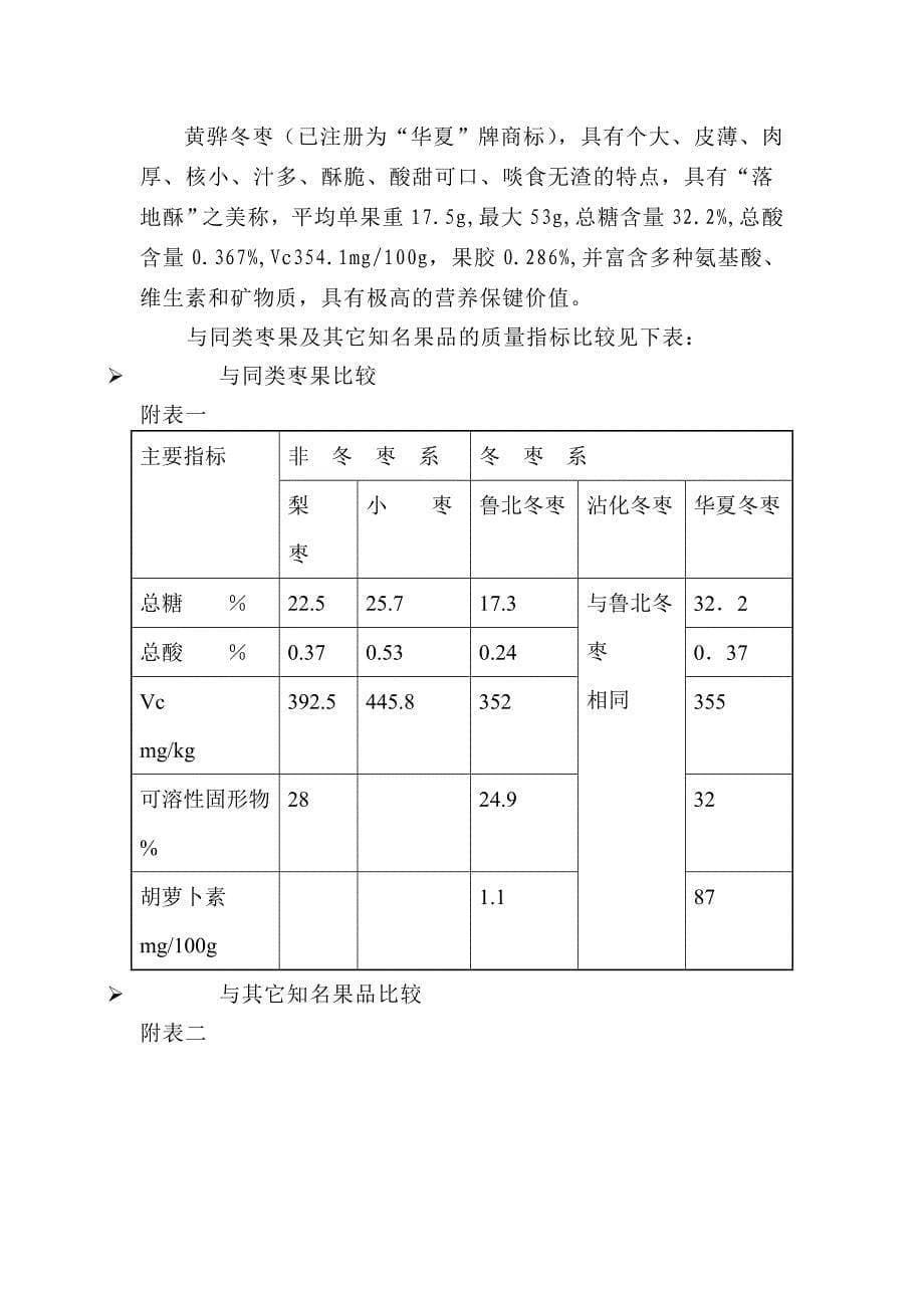 某冬枣项目商业计划书_第5页