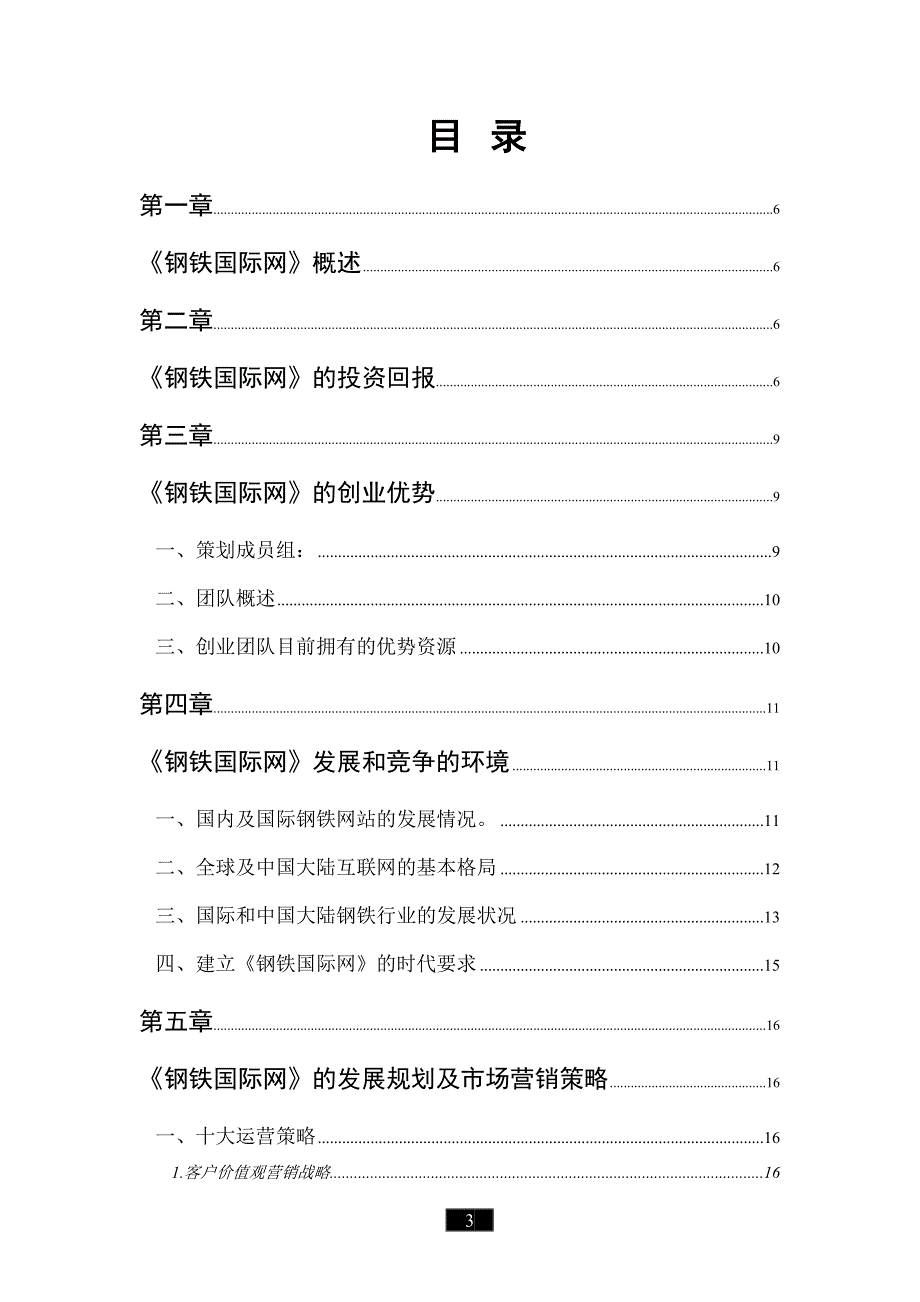 《钢铁国际网》商业计划书_第3页