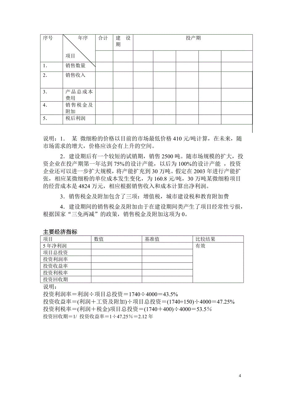 某微细粉项目商业计划书_第4页