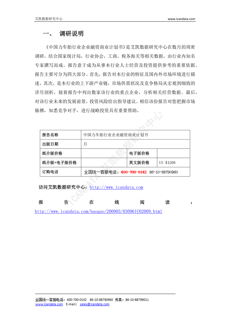 车胎行业企业融资商业计划书_第2页