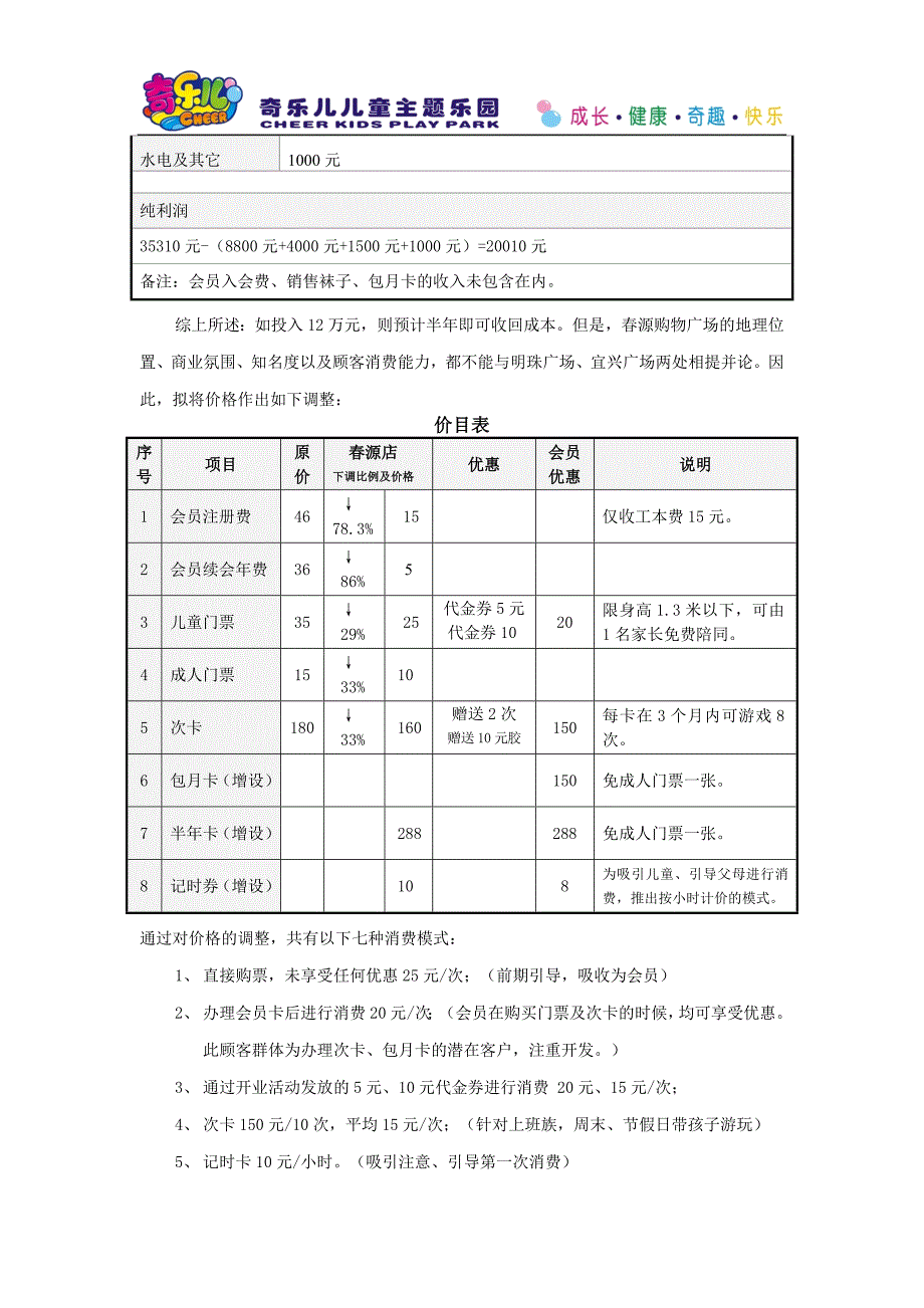 儿童乐园商业计划书（餐饮娱乐商业计划书）_第4页