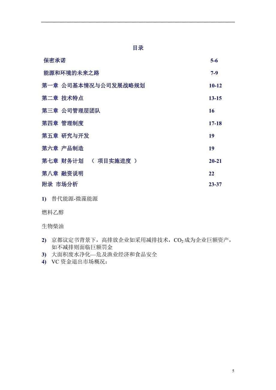 阳光新能源公司创业计划书（能源项目商业计划书）_第5页