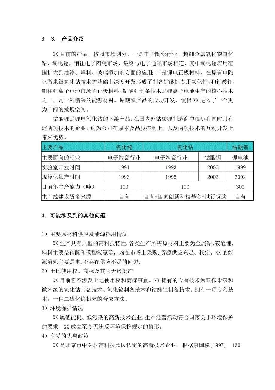 某材料科技有限公司商业计划书_第5页