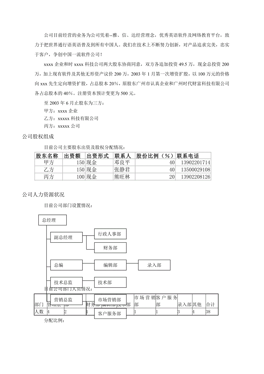 远程教育商业计划书_第4页