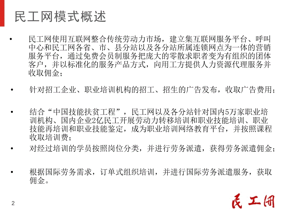 中国扶贫开发协会民工网商业计划书_第2页