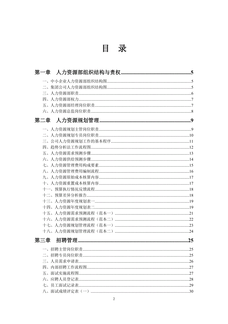 企业精细化管理 人力资源部规范化管理工具箱_第2页