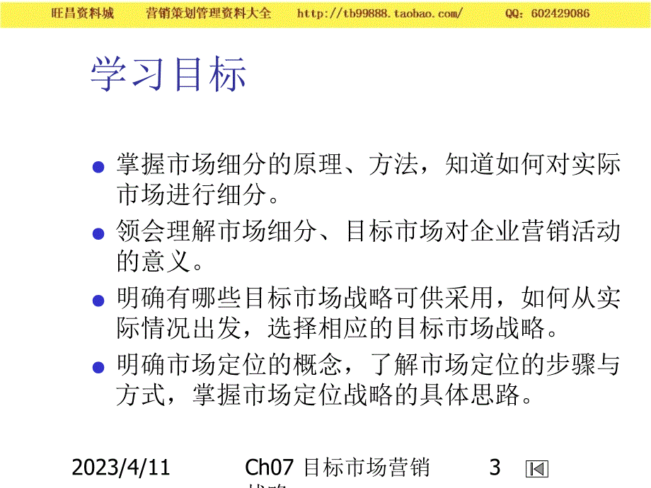 目标市场营销战略 营销策划－营销战略_第3页