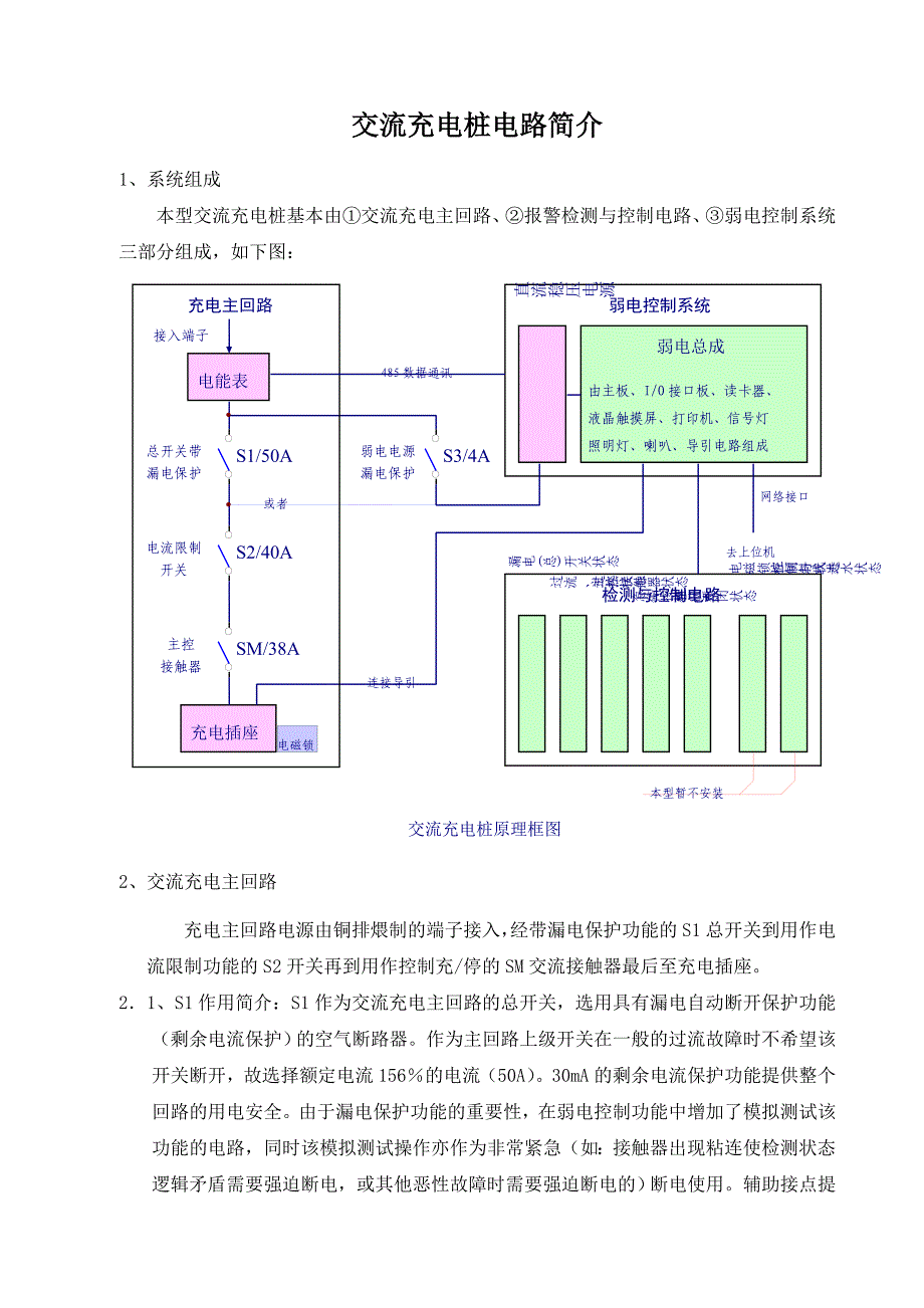 交流充电桩电路简介_第1页