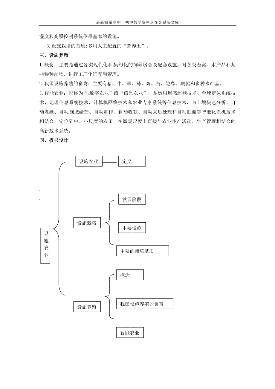 （人教版）生物选修二 2.6《设施农业》教案_第2页