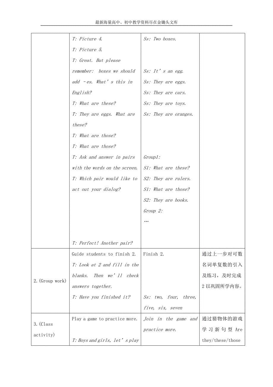 七年级英语上册 Unit 1 Making New Friends Topic 3 How old are you教案4 （新版）仁爱版_第5页