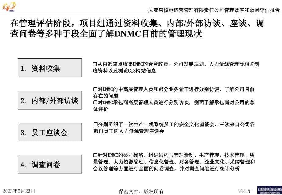 大亚湾核电公司－DNMC管理评估汇报版0713_第5页