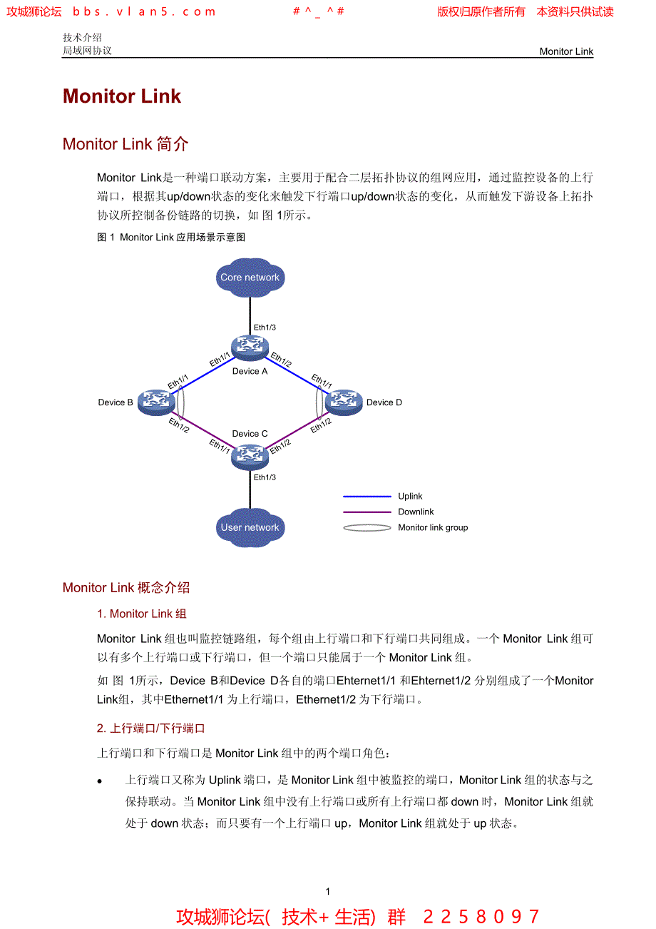 华三局域网技术全集 Monitor Link技术介绍_第2页