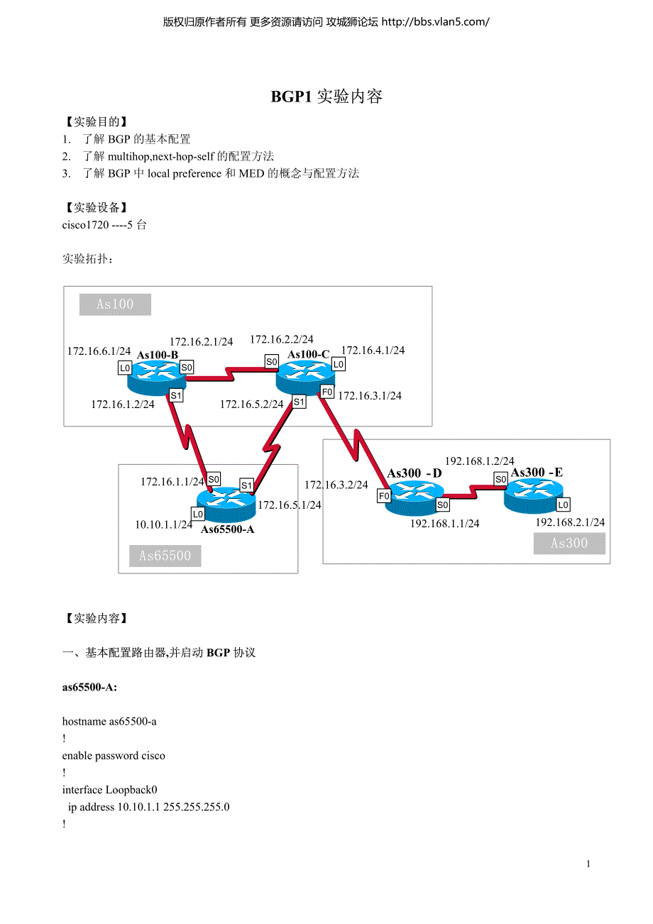 CCNP认证BGP1_第1页