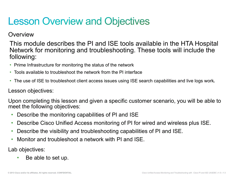 Cisco Unified Access Monitoring and Troubleshooting with Cisco Prime Infrastructure and ISE _第3页