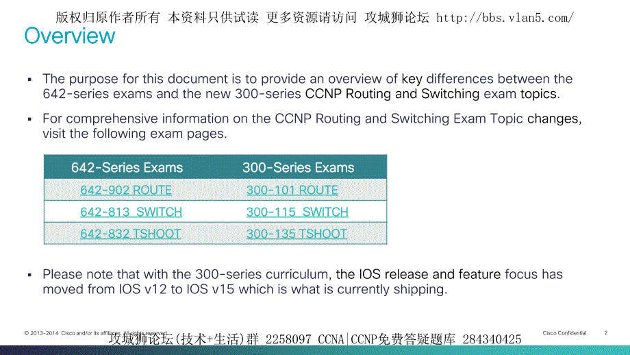 2015年新版CCNP更新的内容_第2页