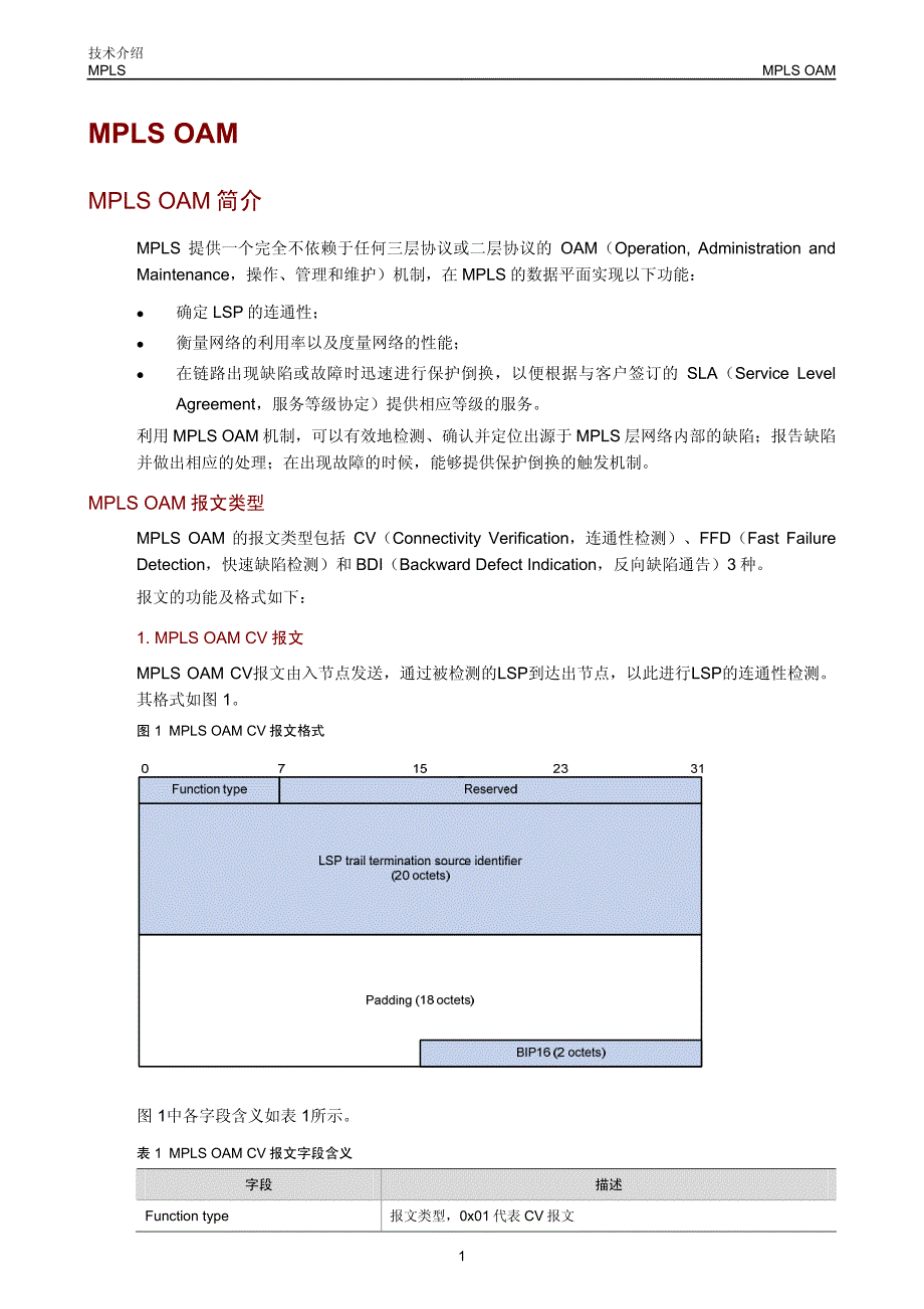 H3C技术白皮书_MPLS OAM技术介绍_第2页