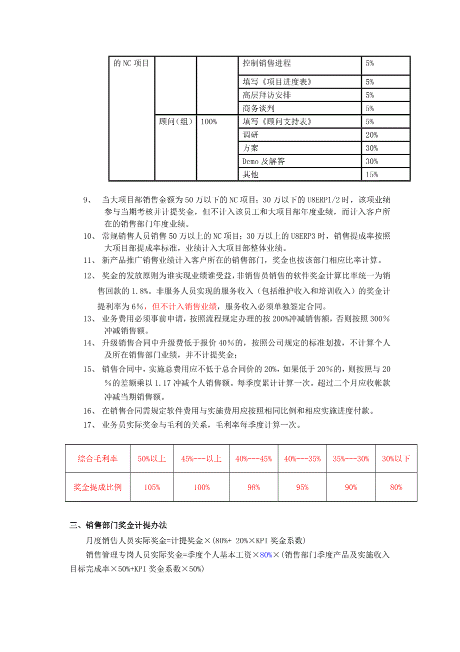 南京销售人员奖金计提考核办法_第3页