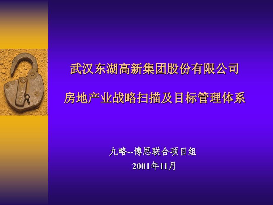 武汉东湖高新集团房地产业战略澄清