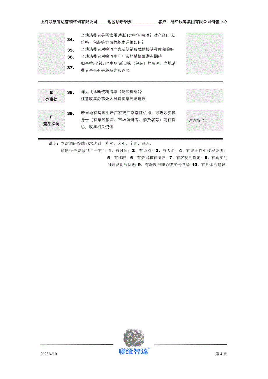 钱啤区域巡访与诊断纲要_第3页