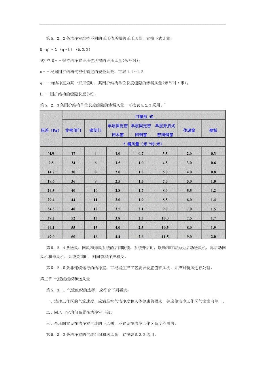 洁净厂房设计规范_第5页