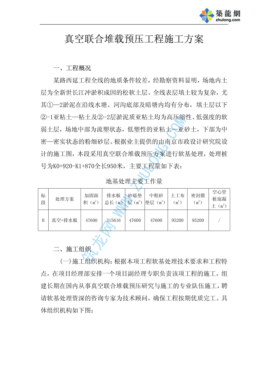 真空联合堆载预压工程施工方案_PDF_第1页