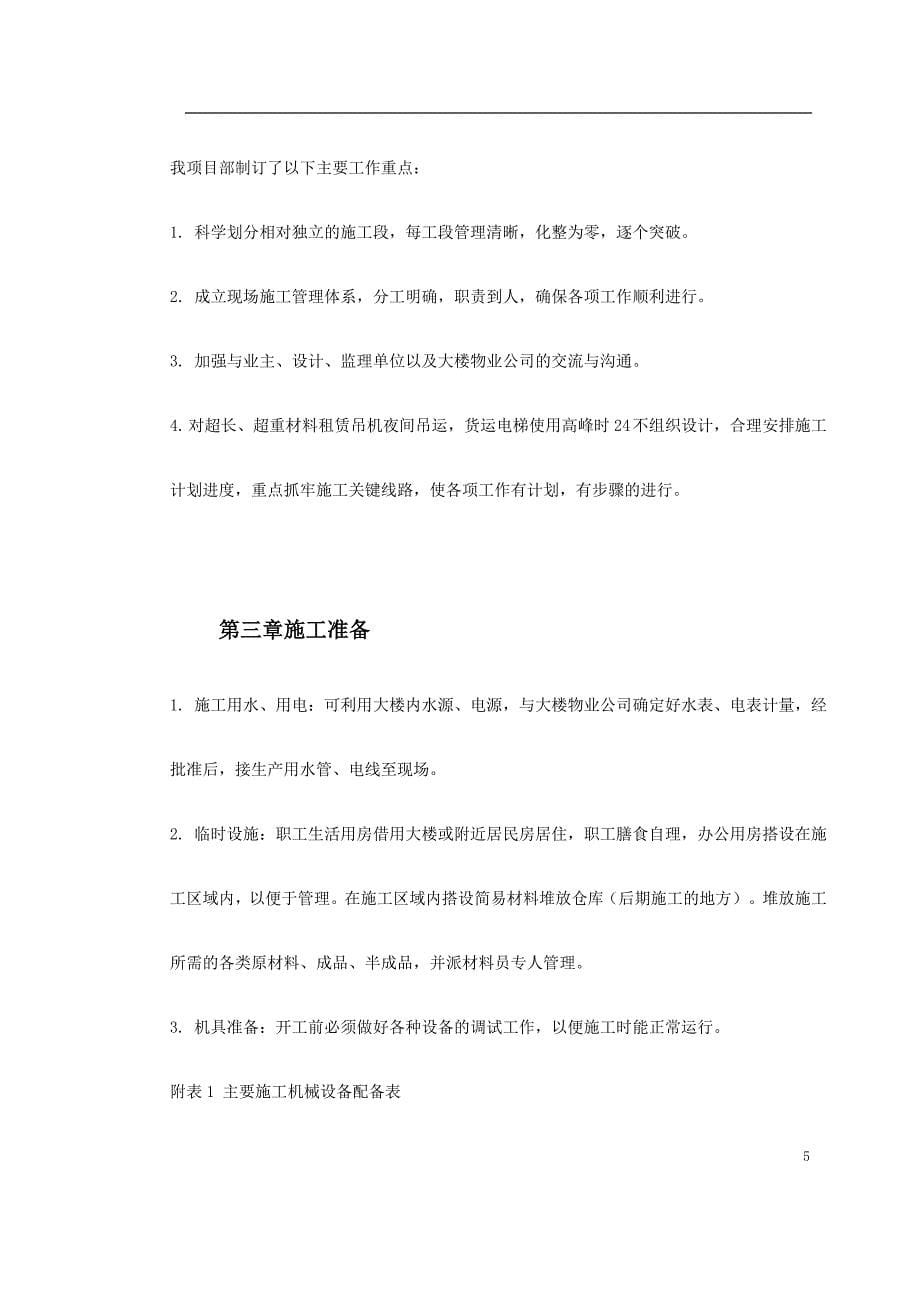 上海高档KT装修工程施工组织设计_第5页
