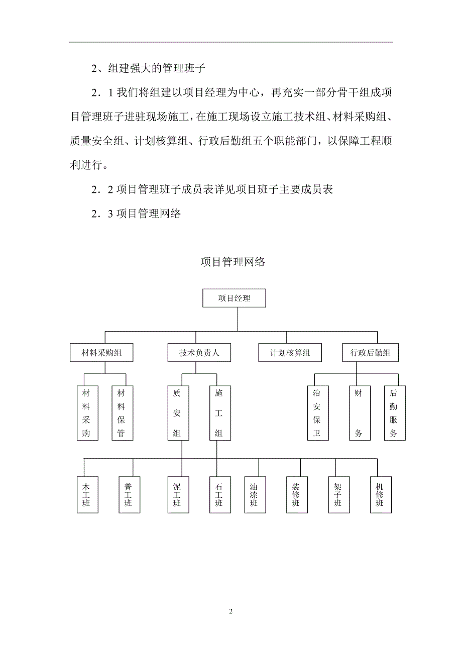 浙江景宁县财税培训中心装饰施工组织设计_第2页