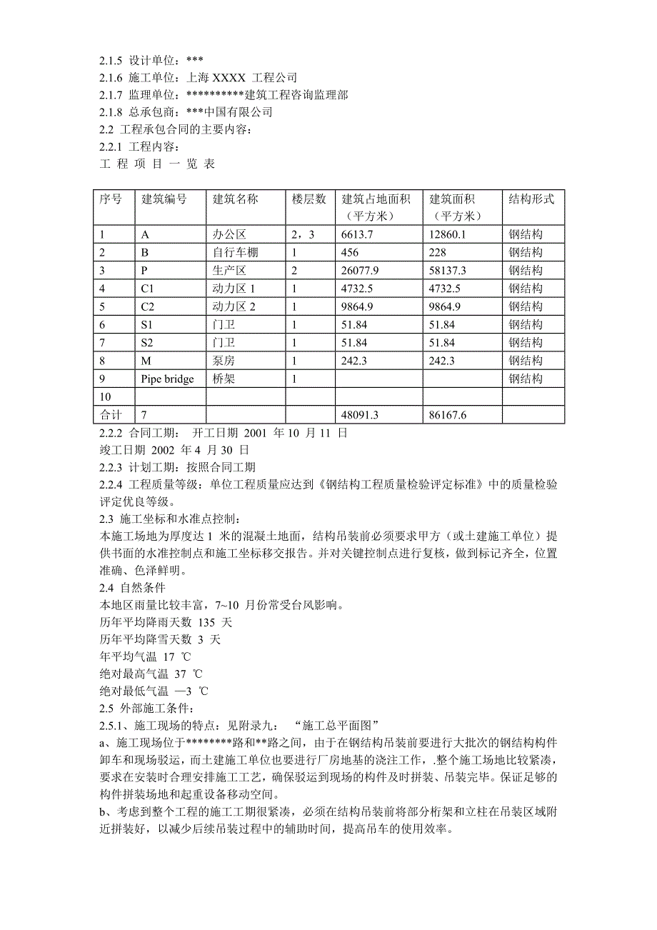 上海厂房钢结构安装工程施工组织设计_第3页