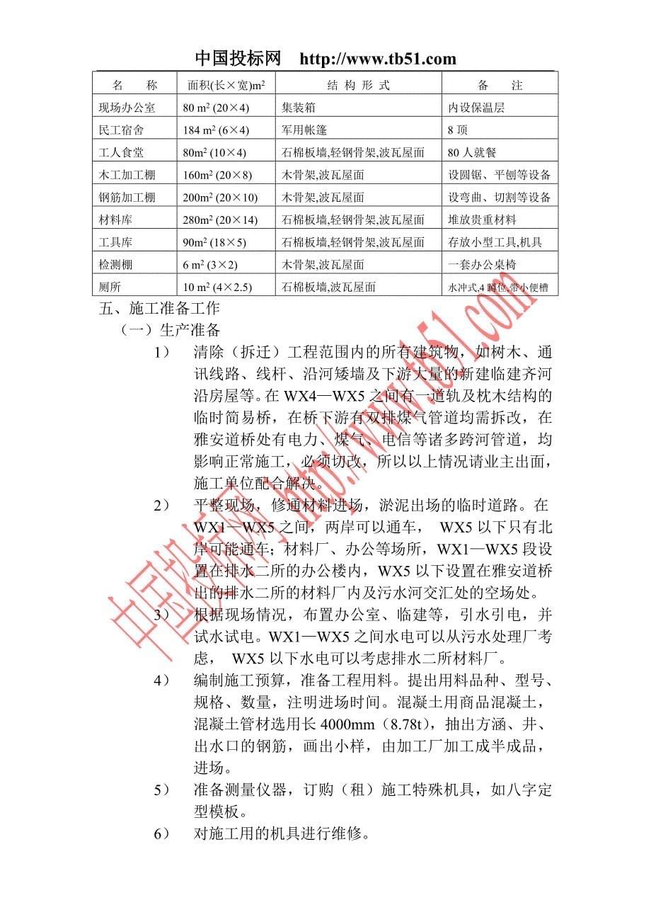 咸阳路管道工程施工组织设计_第5页