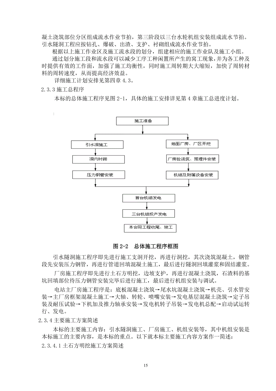 缅甸水电站施工组织设计方案 施工总体布置_第4页