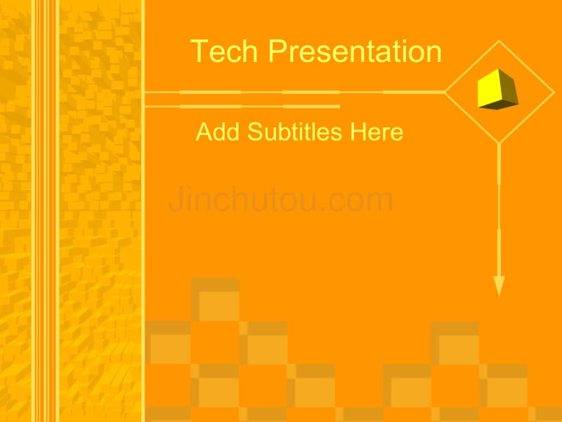 tech_presentation－技术类PPT模板_第1页