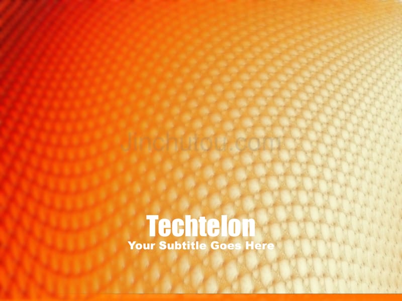 techtelon－商业抽象PPT模板_第1页