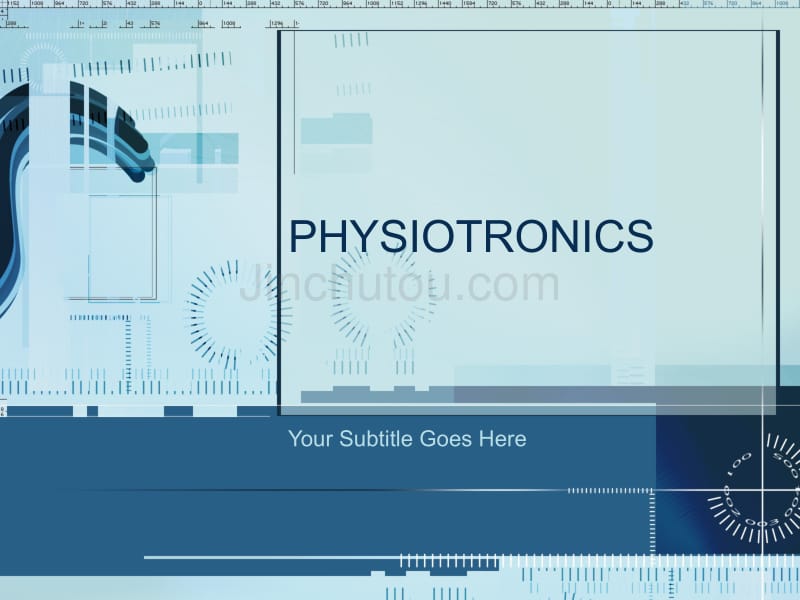 physiotronics－工业PPT模板_第1页